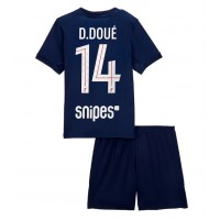 Paris Saint-Germain Desire Doue #14 Koti Peliasu Lasten 2025-26 Lyhythihainen (+ Lyhyet housut)